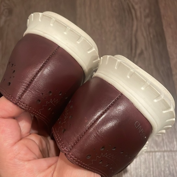 ✅SOLD✅♉️Cole Haan wingtip Zero Grand Oxfords in burgundy ox blood dark red 7.5 - Picture 7 of 11